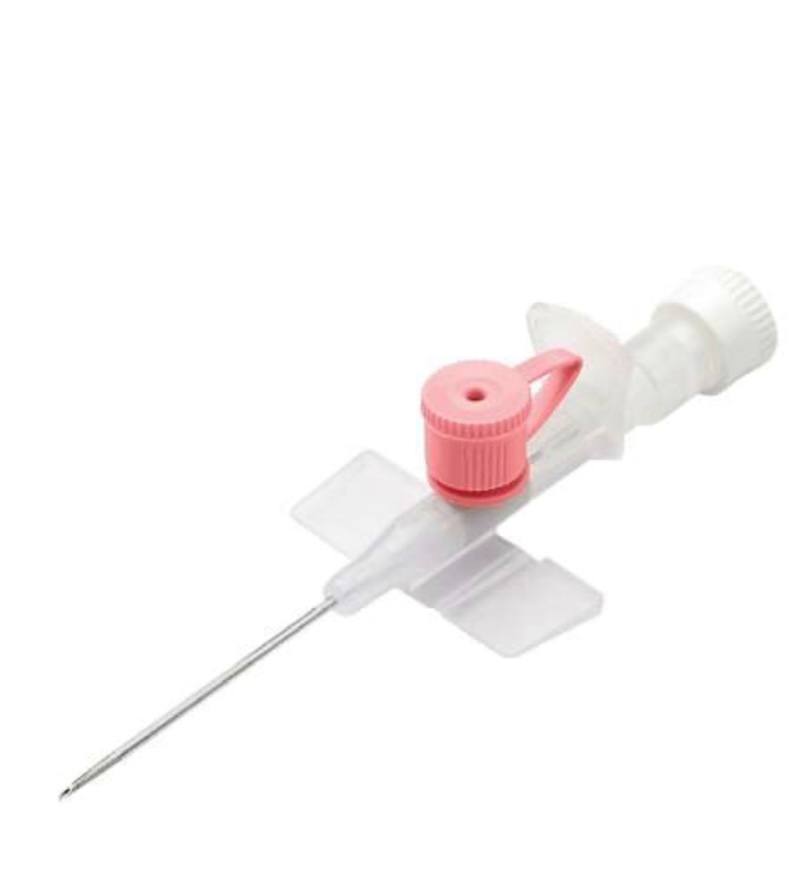 I.V. Cannula with wings & injection port