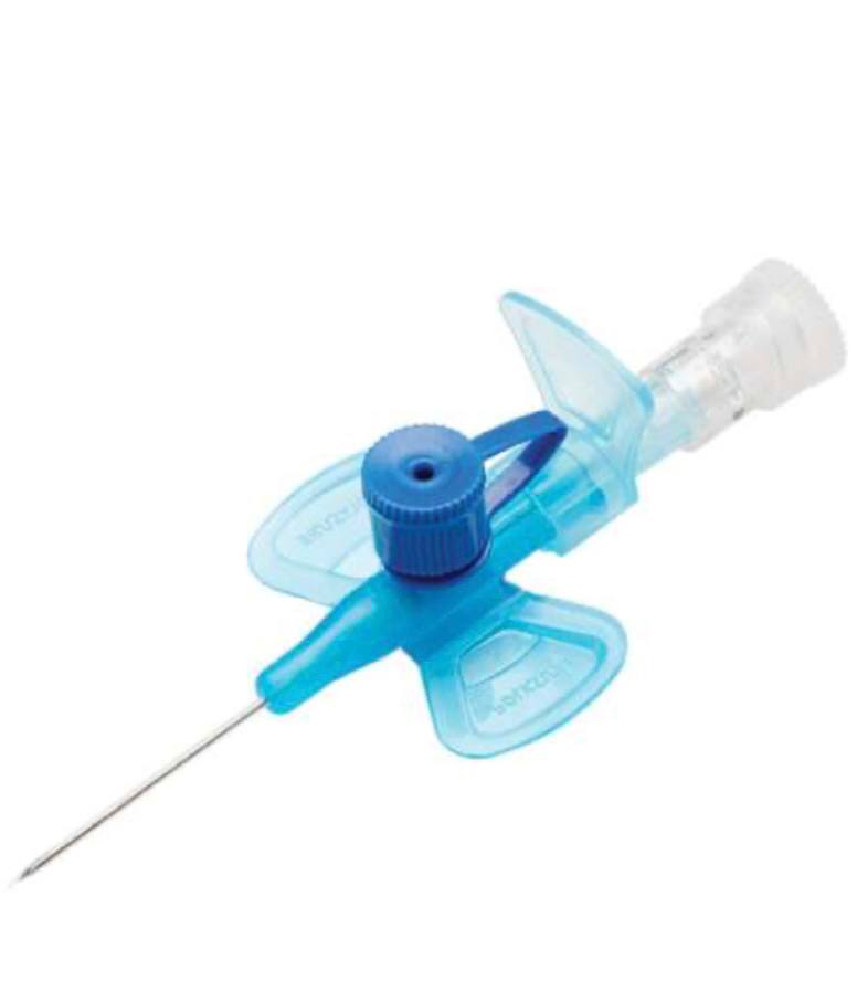 I.V. Cannula with wings & injection port